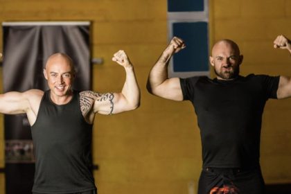 Testosterona antes e depois